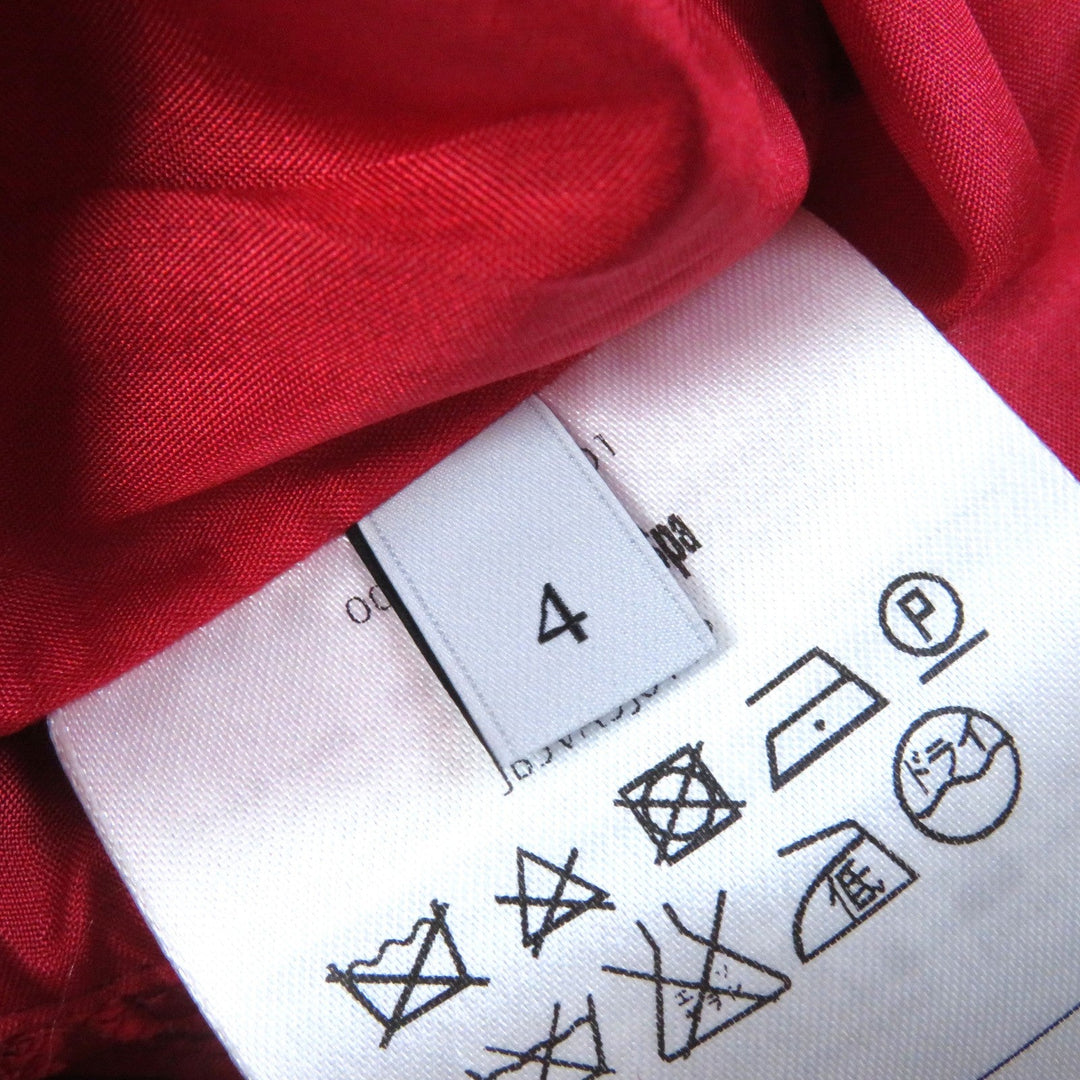 VALENTINO one piece JB3VA3J01YP Outer: 72% polyester, Outer: 28% silk, Lining: 100% silk, Lining: Red L'Amour Women 4 Used Authentic