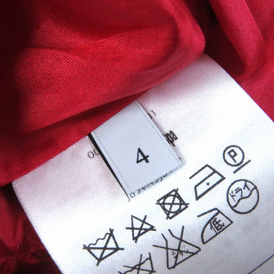 VALENTINO one piece JB3VA3J01YP Outer: 72% polyester, Outer: 28% silk, Lining: 100% silk, Lining: Red L'Amour Women 4 Used Authentic