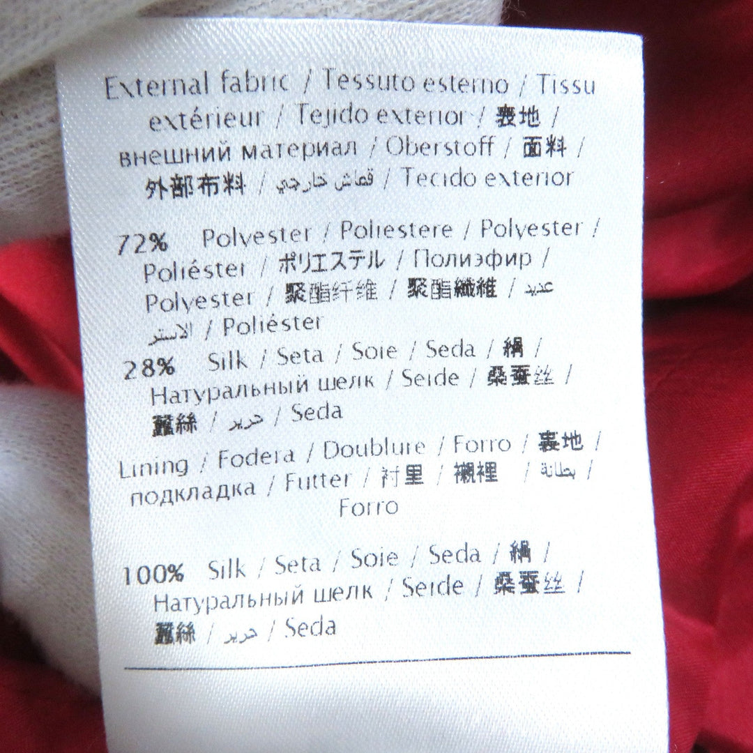 VALENTINO one piece JB3VA3J01YP Outer: 72% polyester, Outer: 28% silk, Lining: 100% silk, Lining: Red L'Amour Women 4 Used Authentic
