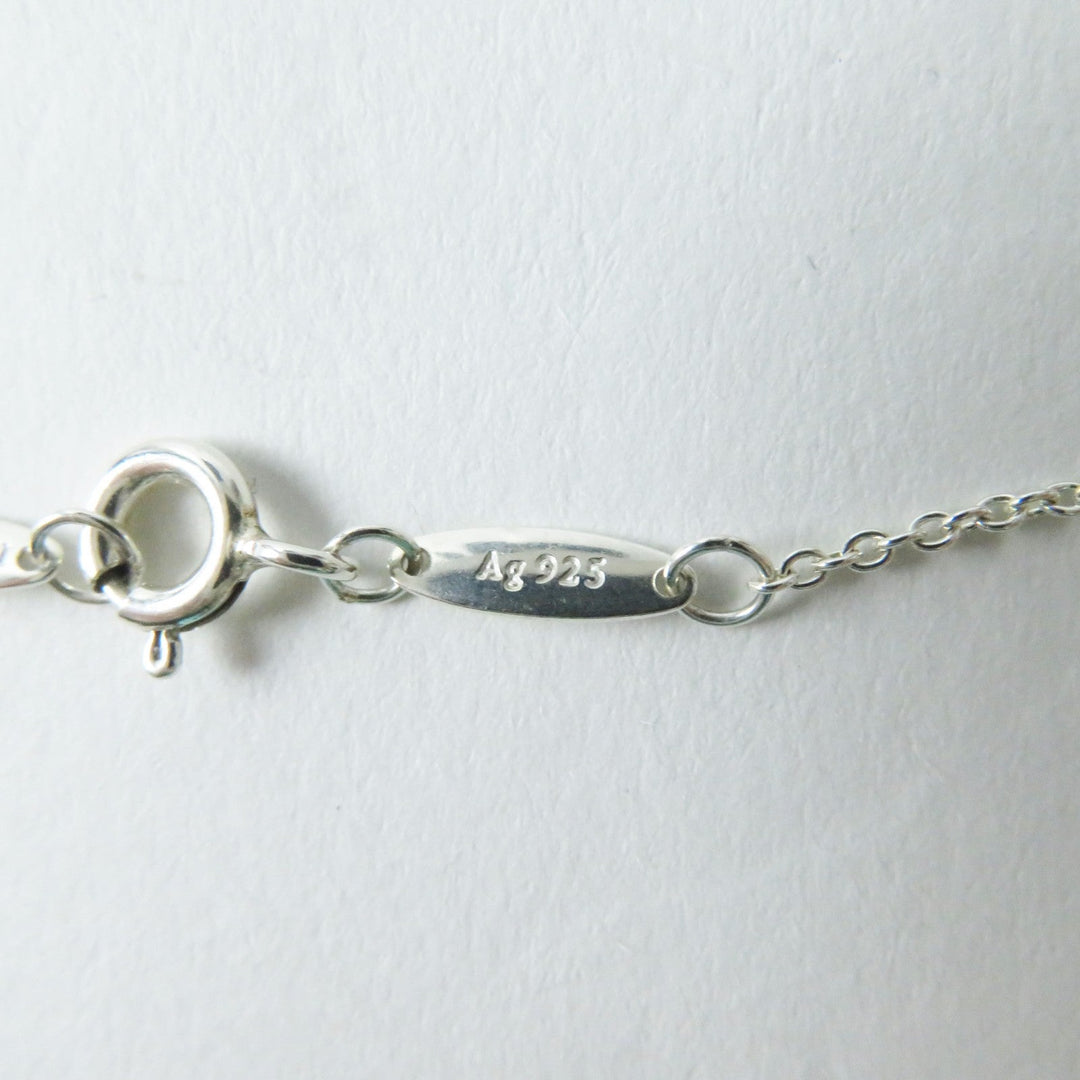 TIFFANY&Co. Necklace Main: AG925, Part: Diamond Silver By the yard Women Used Authentic