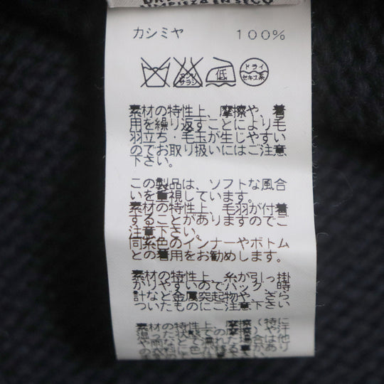 HERMES one piece Main: 100% cashmere gray Women 38 Used Authentic