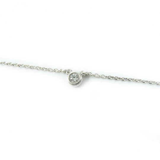 TIFFANY&Co. Necklace Main: SV925, Part: Diamond Silver By the yard Women Used Authentic
