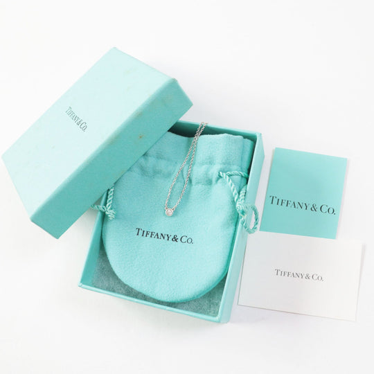 TIFFANY&Co. Necklace Main: SV925, Part: Diamond Silver By the yard Women Used Authentic