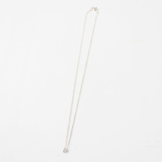 TIFFANY&Co. Necklace Main: SV925, Part: Diamond Silver By the yard Women Used Authentic