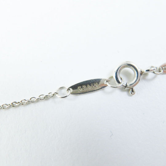 TIFFANY&Co. Necklace Main: SV925, Part: Diamond Silver By the yard Women Used Authentic