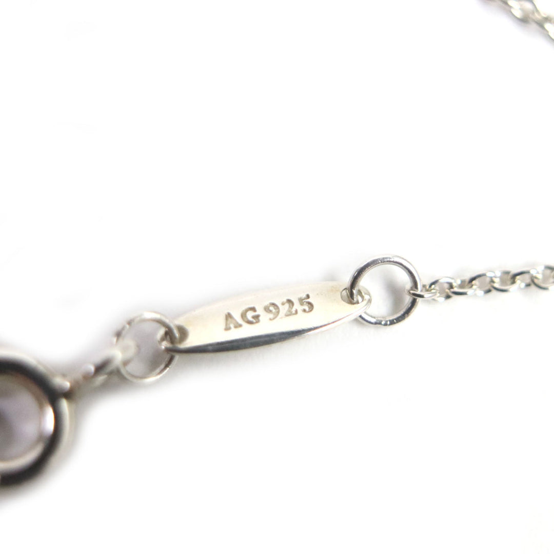 TIFFANY&Co. Necklace Main: AG925, Part: Diamond Silver By the yard Women Used Authentic