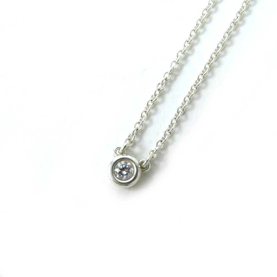 TIFFANY&Co. Necklace Main: AG925, Part: Diamond Silver By the yard El Saperetti Women Used Authentic
