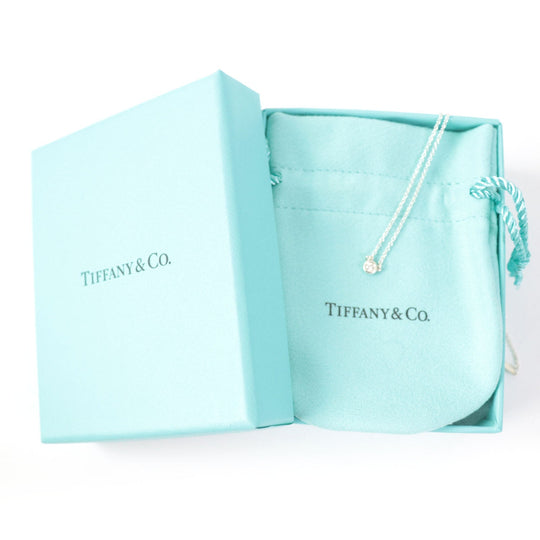 TIFFANY&Co. Necklace Main: AG925, Part: Diamond Silver By the yard El Saperetti Women Used Authentic