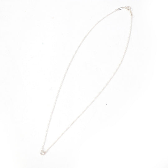 TIFFANY&Co. Necklace Main: AG925, Part: Diamond Silver By the yard El Saperetti Women Used Authentic