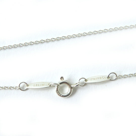 TIFFANY&Co. Necklace Main: AG925, Part: Diamond Silver By the yard El Saperetti Women Used Authentic