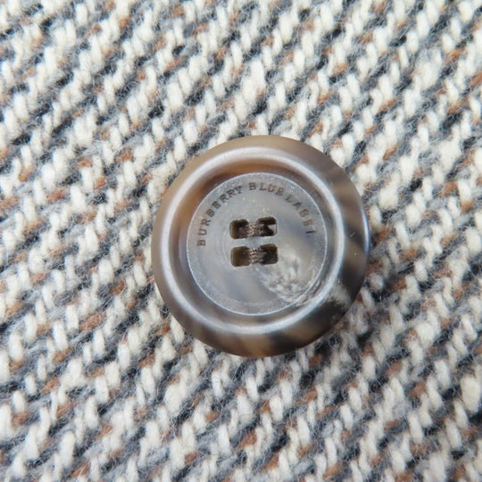 BURBERRY BLUE LABEL coat FNF61-851-09 Outer: 74% wool, Outer: 14% nylon, Outer: 12% angora, Lining: 100% polyester Beige type Women 36 Used Authentic