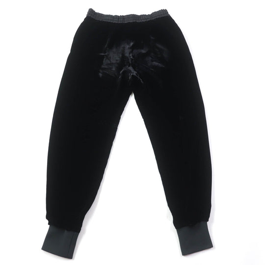 CHANEL Pants P65297 Main: 92% rayon, Main: 8% silk, Part: 86% rayon, Part: 12% polyamide (nylon), Part: 2% elastane (polyurethane), Part: 100% silk black Women 42 Used Authentic