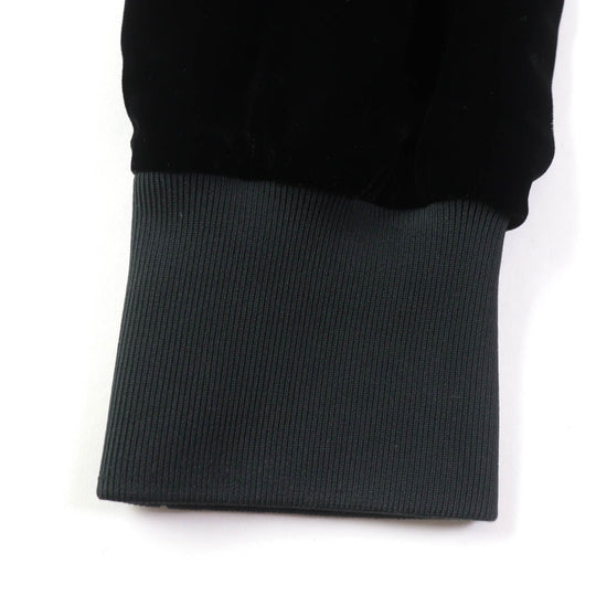 CHANEL Pants P65297 Main: 92% rayon, Main: 8% silk, Part: 86% rayon, Part: 12% polyamide (nylon), Part: 2% elastane (polyurethane), Part: 100% silk black Women 42 Used Authentic