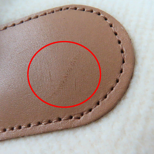 BURBERRY LONDON coat FN072-950-02 Main: 90% wool, Main: 10% nylon, Part: leather, Lining: cupra Ivory Women 38 Used Authentic