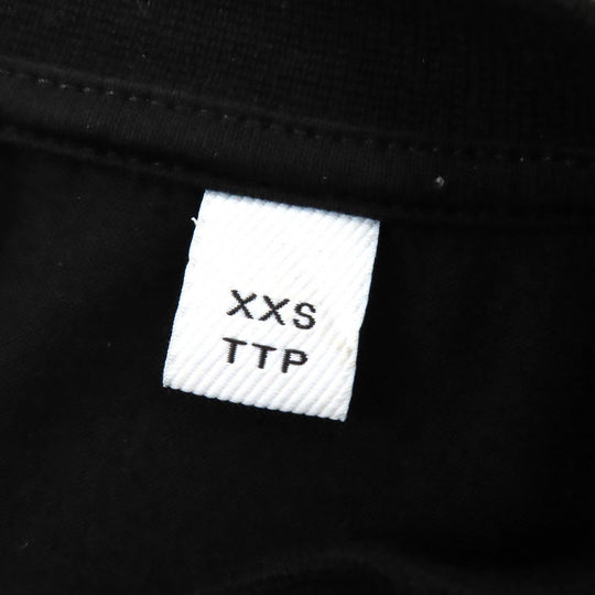 BURBERRY Short sleeve T-shirt 802237202 Main: 100% cotton, Part: 97% cotton, Part: 3% elastane (polyurethane) black mens XXS Used Authentic