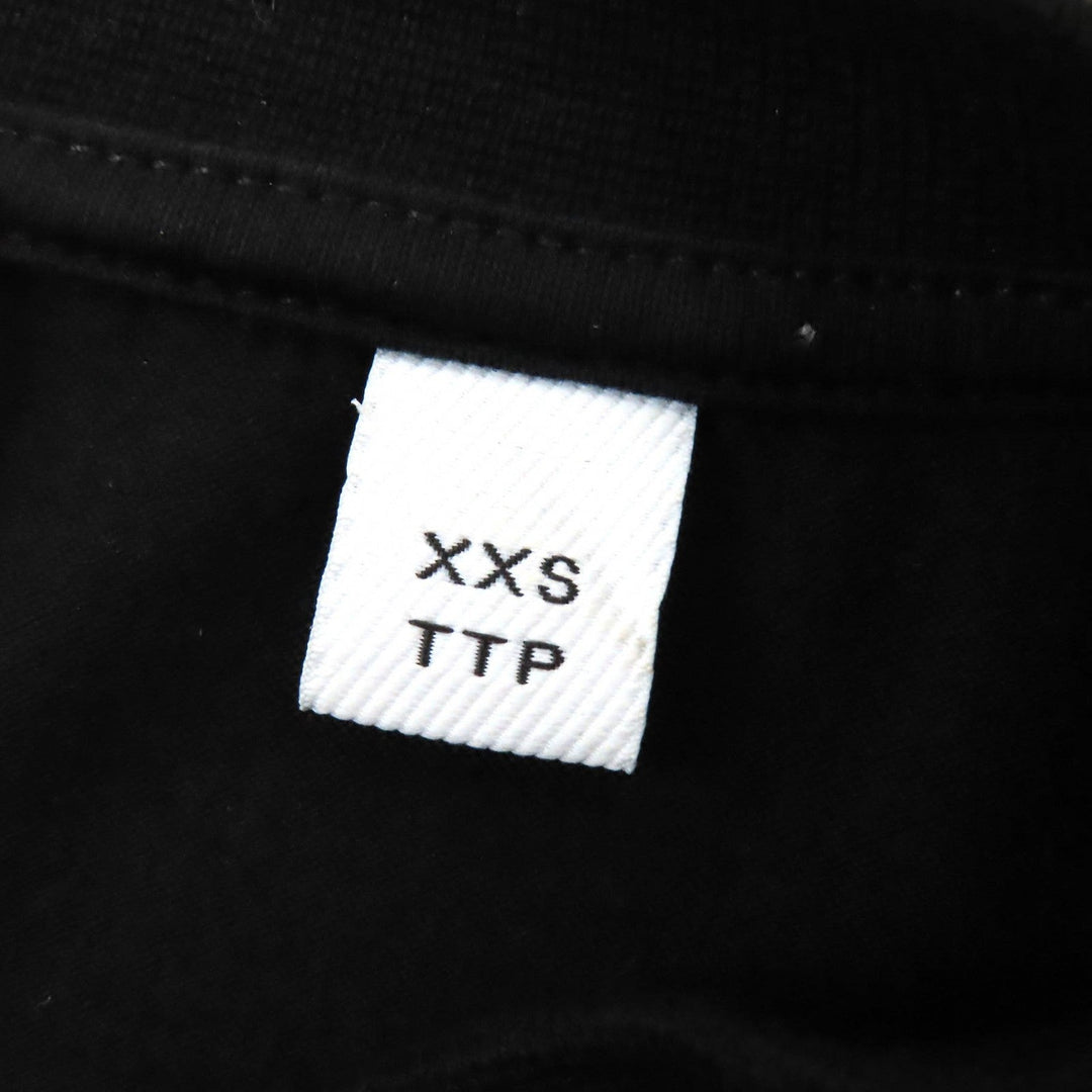 BURBERRY Short sleeve T-shirt 802237202 Main: 100% cotton, Part: 97% cotton, Part: 3% elastane (polyurethane) black mens XXS Used Authentic