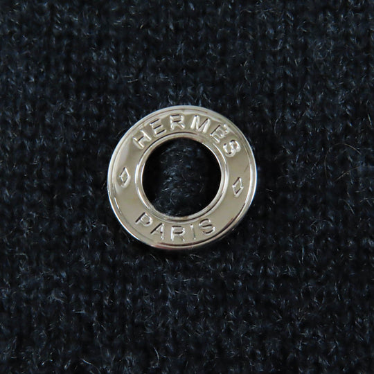 HERMES one piece Outer material: 100% cashmere Dark gray Women 34 Used Authentic