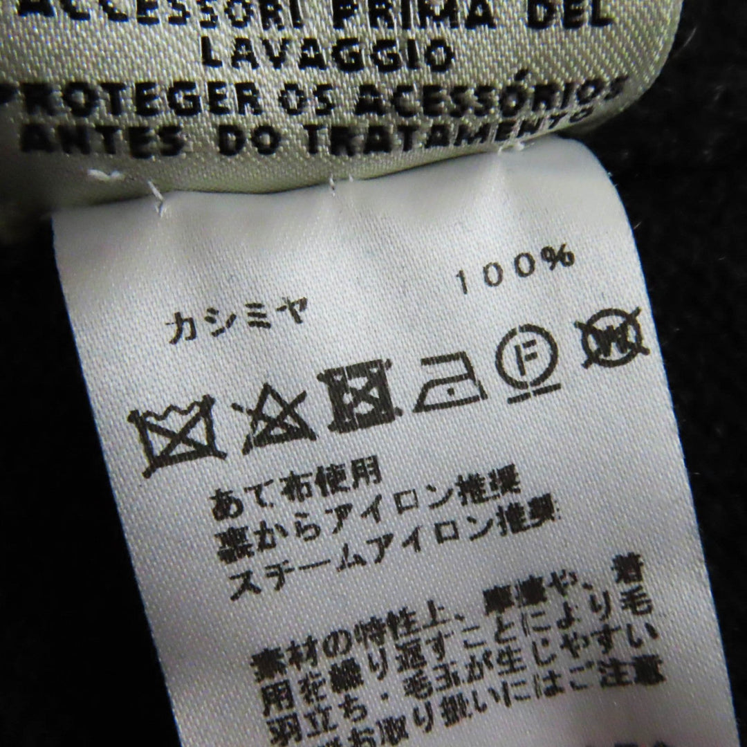 HERMES one piece Outer material: 100% cashmere Dark gray Women 34 Used Authentic