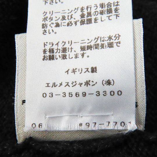 HERMES one piece Outer material: 100% cashmere Dark gray Women 34 Used Authentic