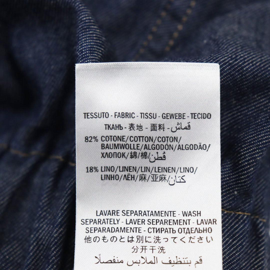 GUCCI Pants 576547 cotton Indigo blue mens 28 Used Authentic