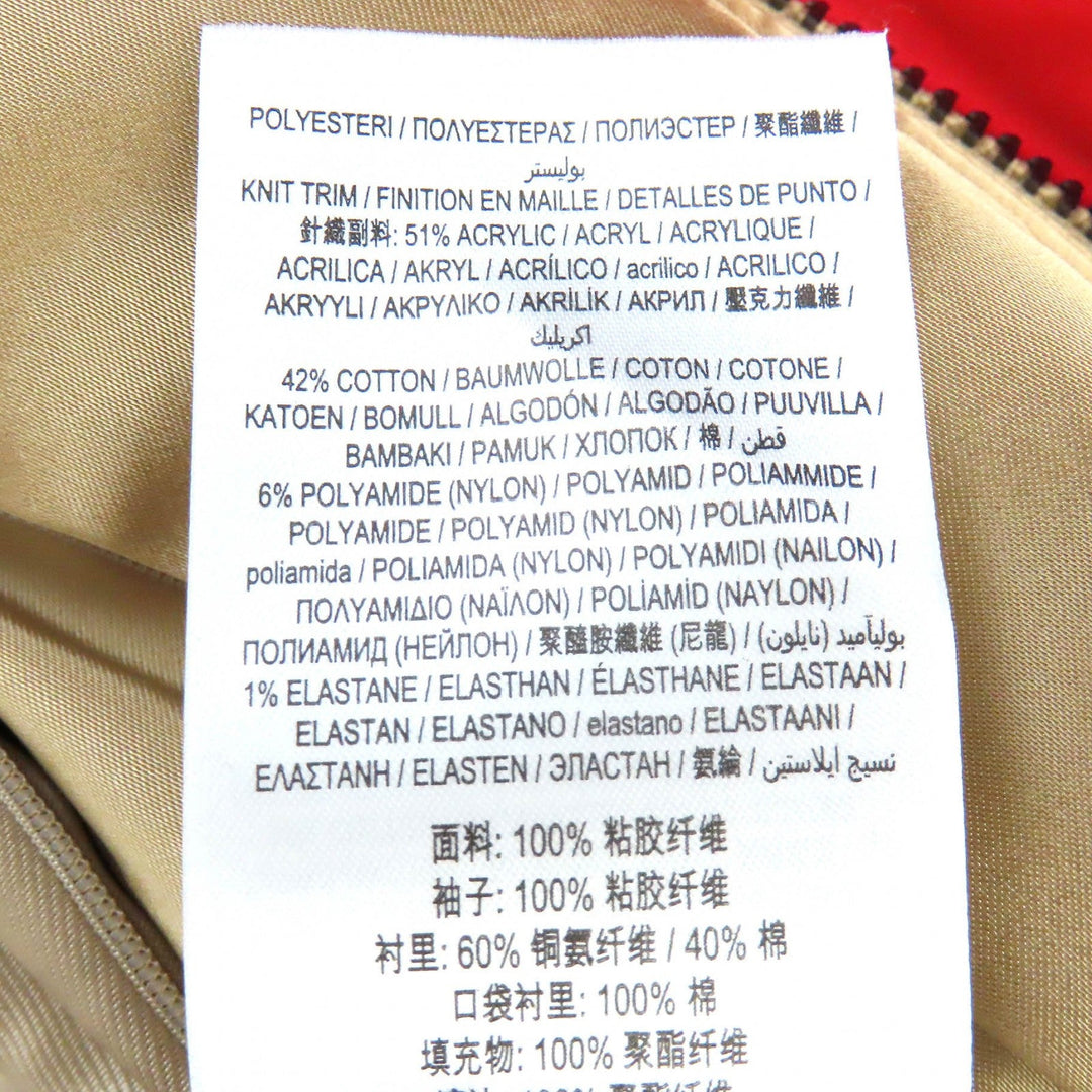 BURBERRY Blouson 8008762 Rayon Beige Women 36 Used Authentic