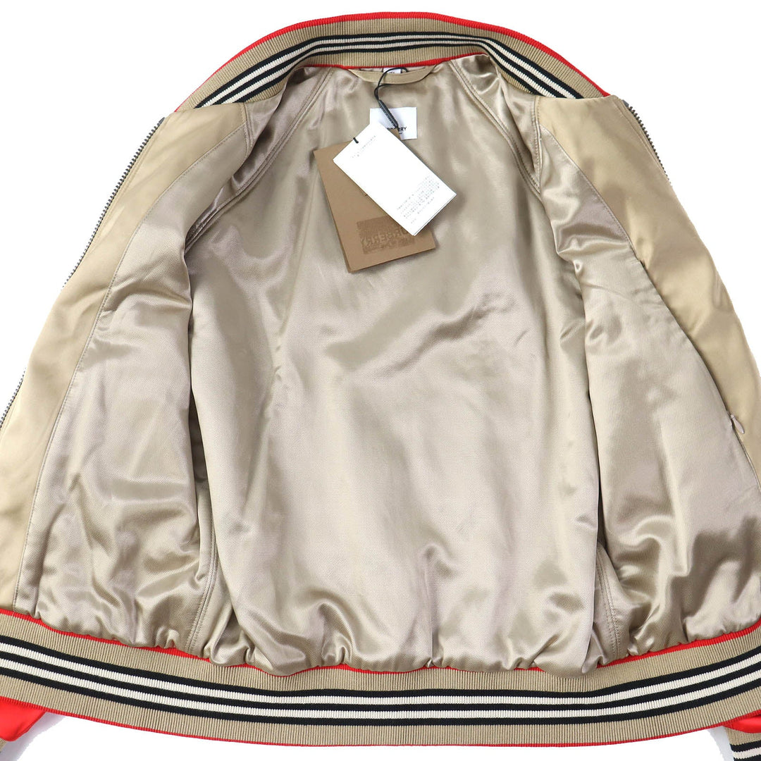 BURBERRY Blouson 8008762 Rayon Beige Women 36 Used Authentic