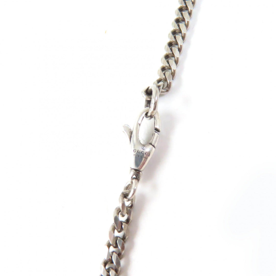 GUCCI Necklace 678651 Main�FAG925 Silver Interlocking G unisex(Unisex) Used Authentic