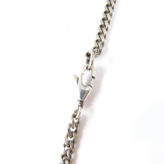 GUCCI Necklace 678651 Main�FAG925 Silver Interlocking G unisex(Unisex) Used Authentic