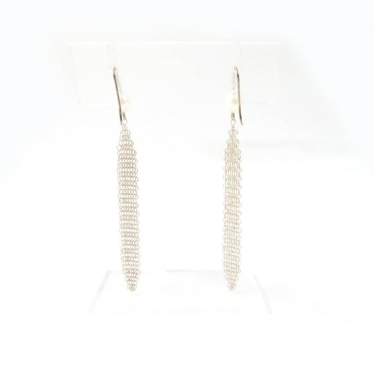 TIFFANY&Co. Pierce Main: AG925, Part: Pearl Silver Women Used Authentic