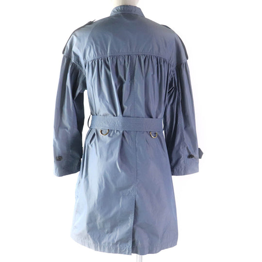 BURBERRY coat 4054116 Outer: 100% polyester, Lining: 100% polyester blue Women 36 Used Authentic