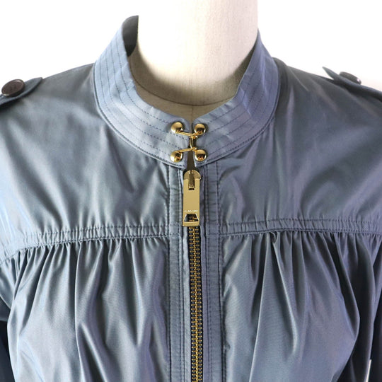 BURBERRY coat 4054116 Outer: 100% polyester, Lining: 100% polyester blue Women 36 Used Authentic