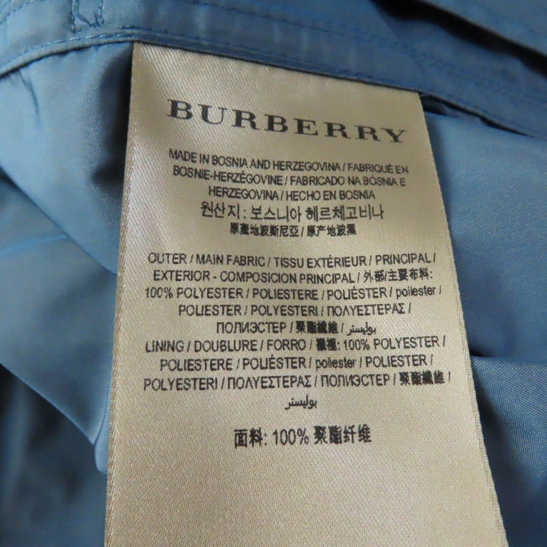 BURBERRY coat 4054116 Outer: 100% polyester, Lining: 100% polyester blue Women 36 Used Authentic