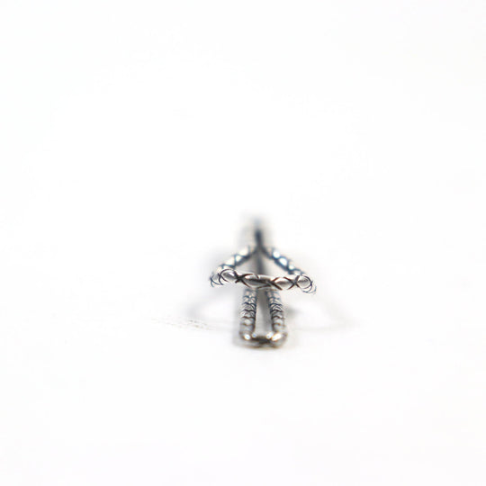 BOTTEGAVENETA Tie pin Main�FAG925 Silver mens Used Authentic