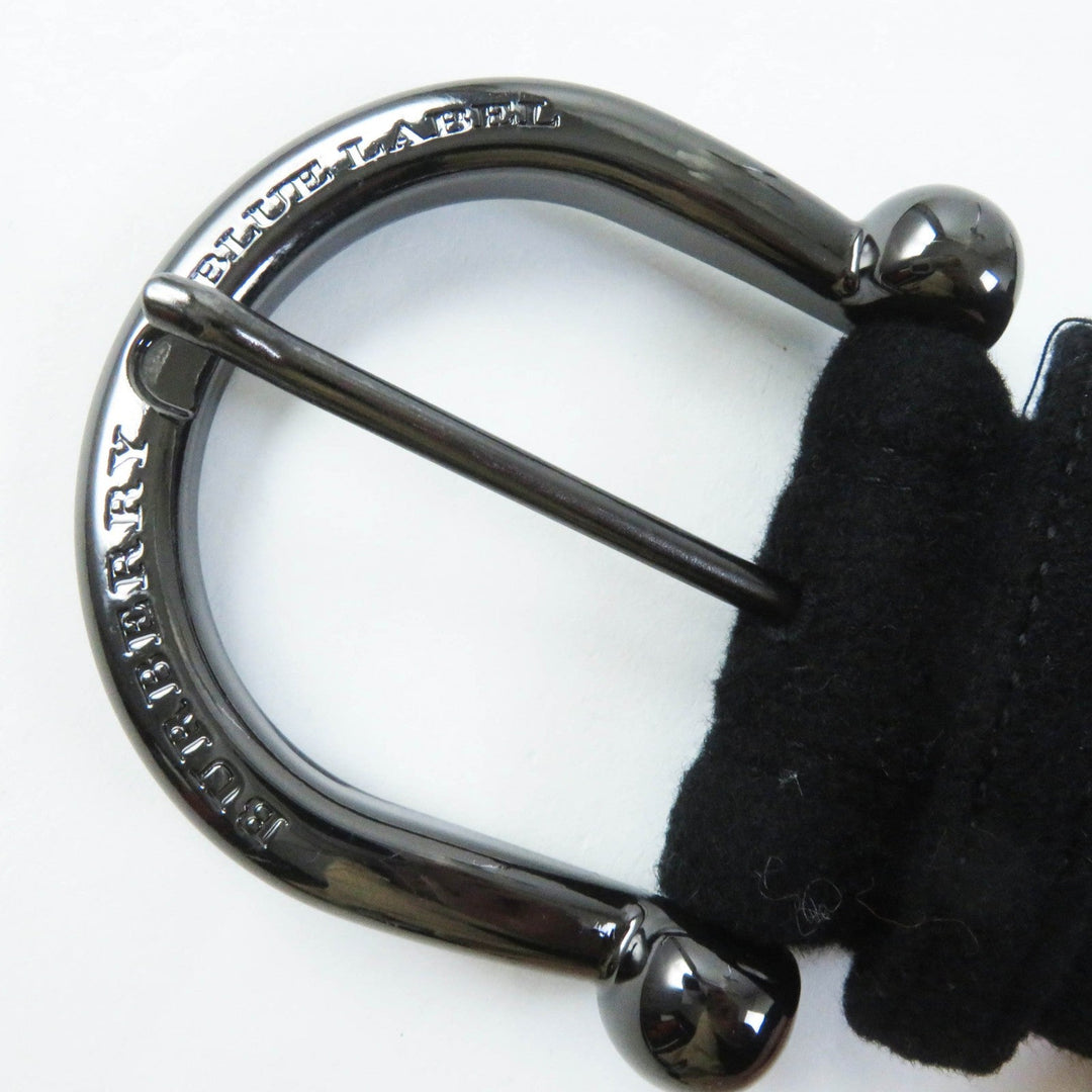 BURBERRY BLUE LABEL coat FNF05-716-09 Outer: 80% wool, Outer: 20% nylon, Lining: cupra, Lining: polyester, Sleeve lining: polyester, Piping (separate fabric): 52% cupra, 48% polyester, Fur: raccoon dog black Women 38 Used Authentic