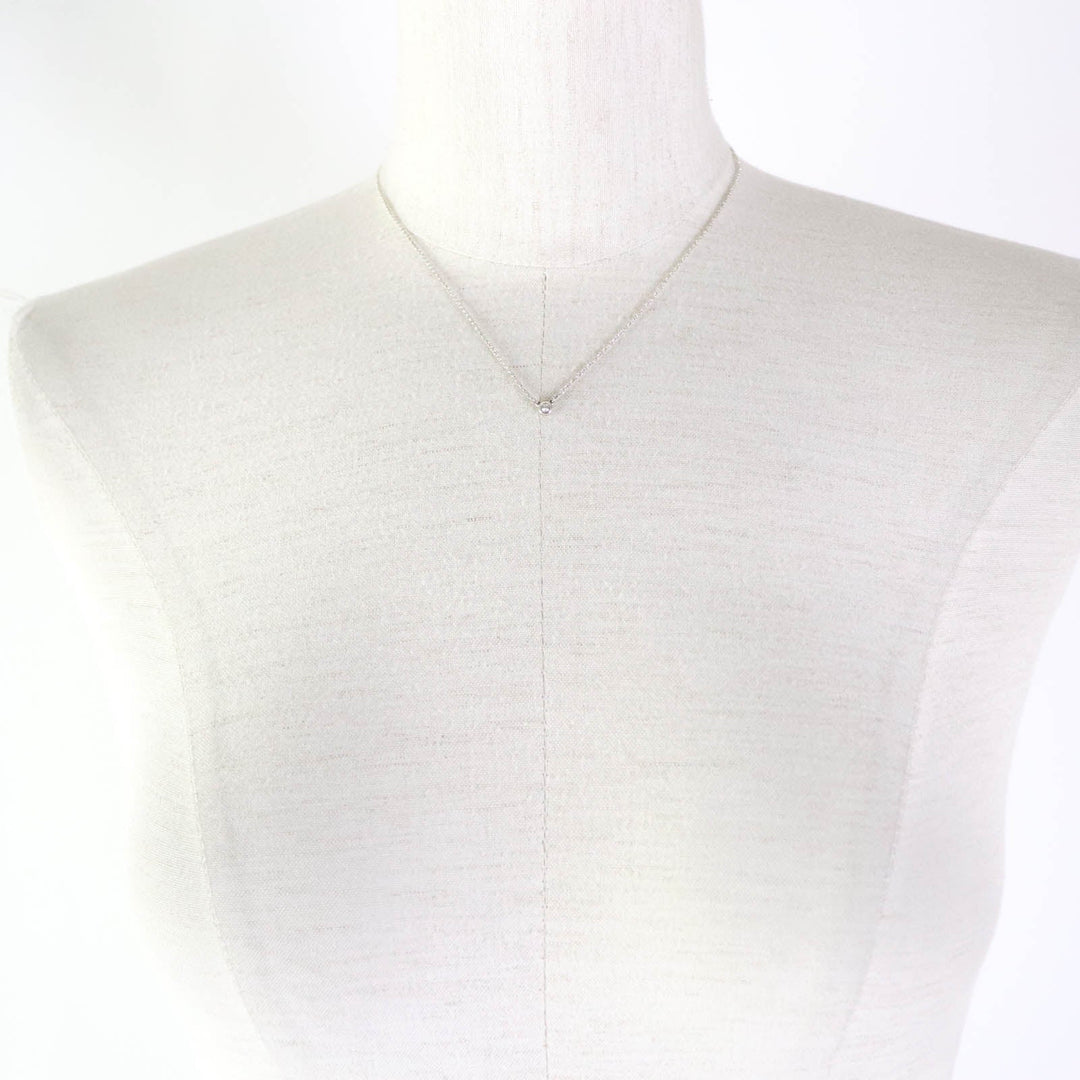 TIFFANY&Co. Necklace Main: AG925, Part: Diamond Silver By the yard El Saperetti Women Used Authentic