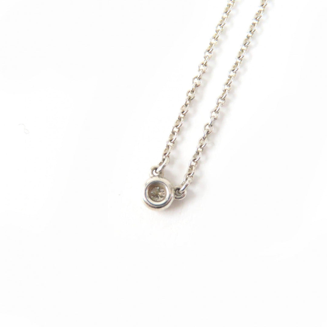 TIFFANY&Co. Necklace Main: AG925, Part: Diamond Silver By the yard El Saperetti Women Used Authentic