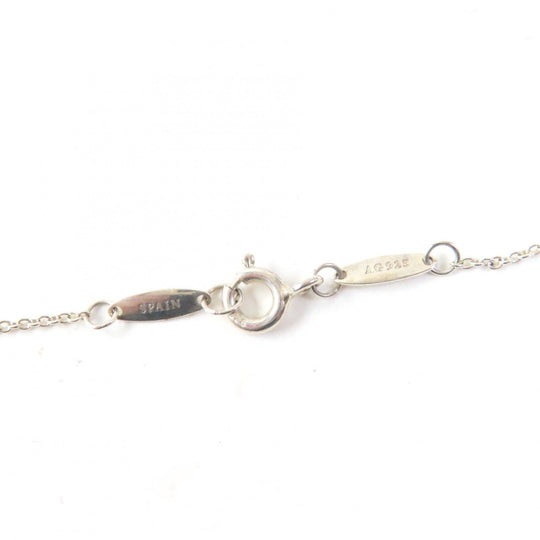 TIFFANY&Co. Necklace Main: AG925, Part: Diamond Silver By the yard El Saperetti Women Used Authentic