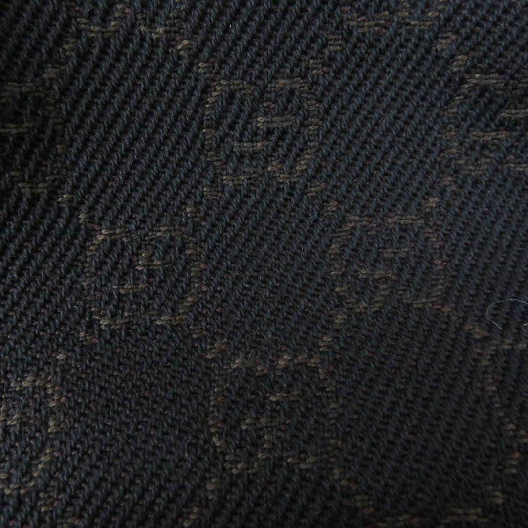 GUCCI Pouch 29596 Main: GG canvas Part: Leather Dark brown black Women Used Authentic