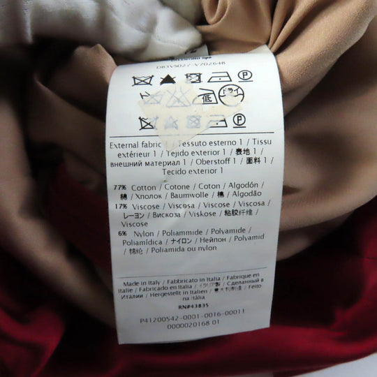 VALENTINO one piece Outer: 77% cotton, Outer: 17% rayon, Outer: 6% nylon, Lining: 96% polyester, Lining: 4% polyurethane Red Women 42 Used Authentic