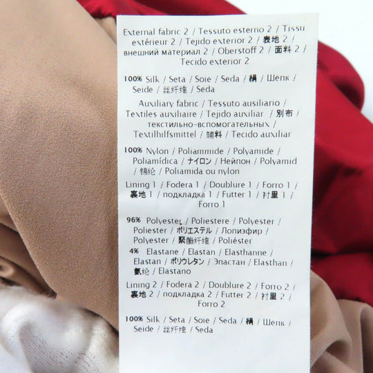 VALENTINO one piece Outer: 77% cotton, Outer: 17% rayon, Outer: 6% nylon, Lining: 96% polyester, Lining: 4% polyurethane Red Women 42 Used Authentic