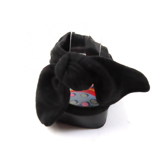 HERMES pumps Main: Suede leather black Women 37 Used Authentic