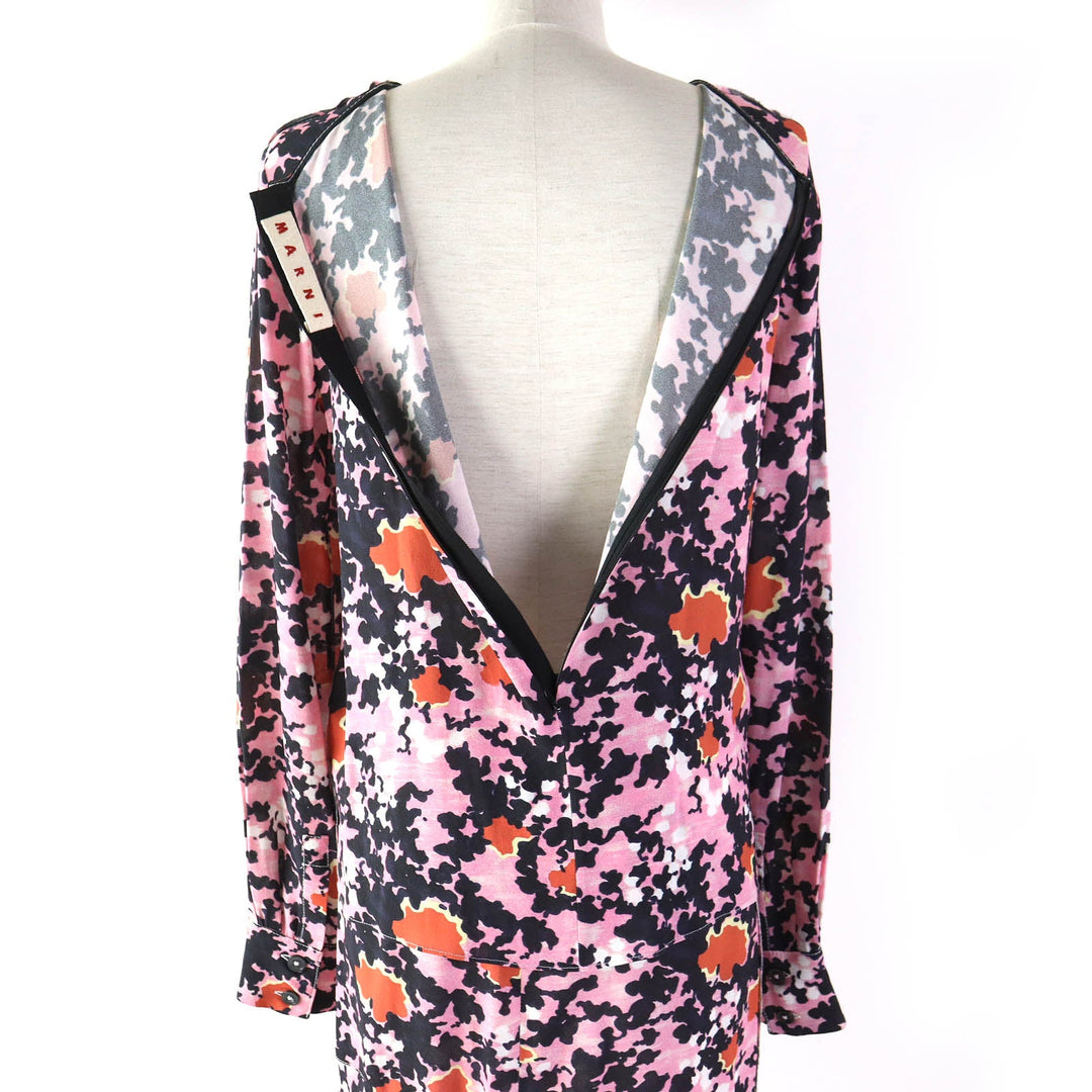 MARNI setup Main: 98% rayon, Main: 2% polyurethane Pink multicolor Women 36 Used Authentic