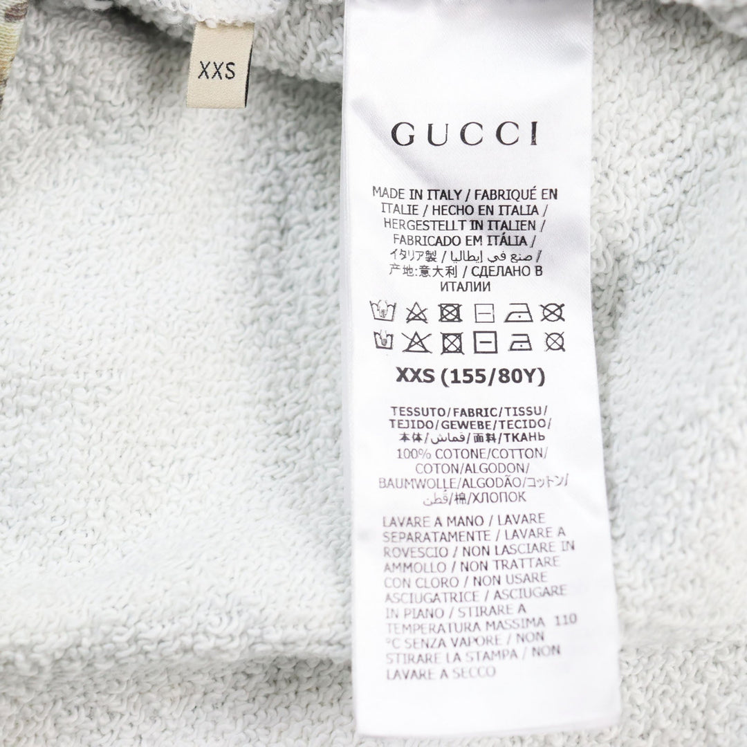 GUCCI Hoodie 672474 XJDS9 Main: 100% cotton Multicolor All-over Pattern Women XXS Used Authentic