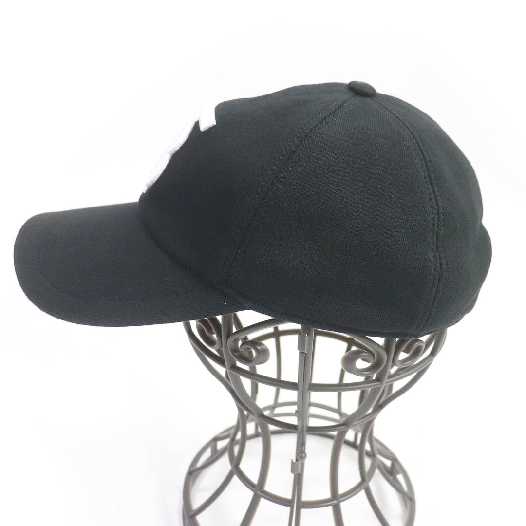 BURBERRY cap 8026899 Main: 100% cotton black mens M Used Authentic