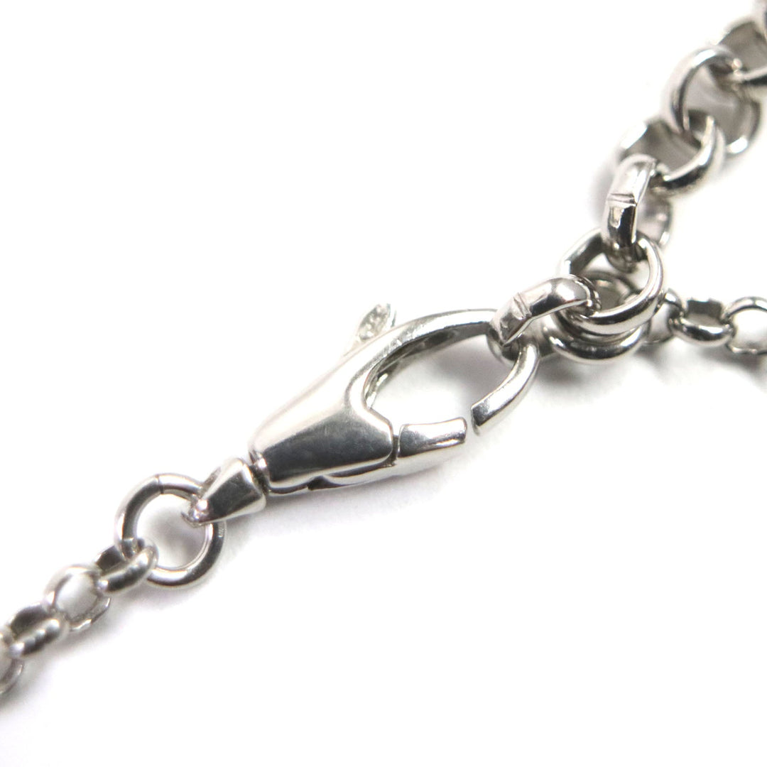 GUCCI Necklace Main�FAG925 Silver Arabesque Interlocking G mens Used Authentic