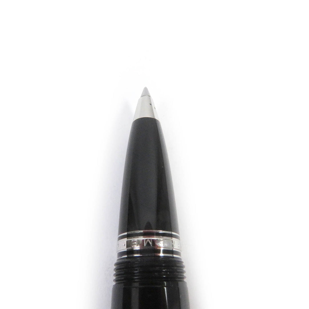 MONTBLANC Ballpoint pen Resin, Black Stone Black x silver Boheme mens Used Authentic