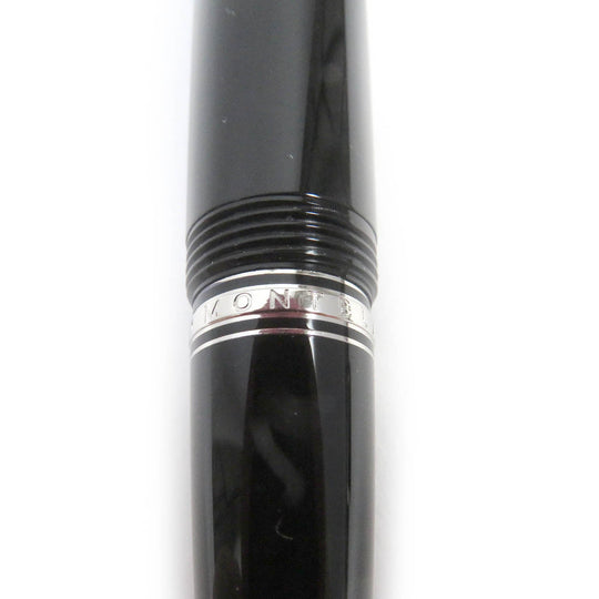 MONTBLANC Ballpoint pen Resin, Black Stone Black x silver Boheme mens Used Authentic