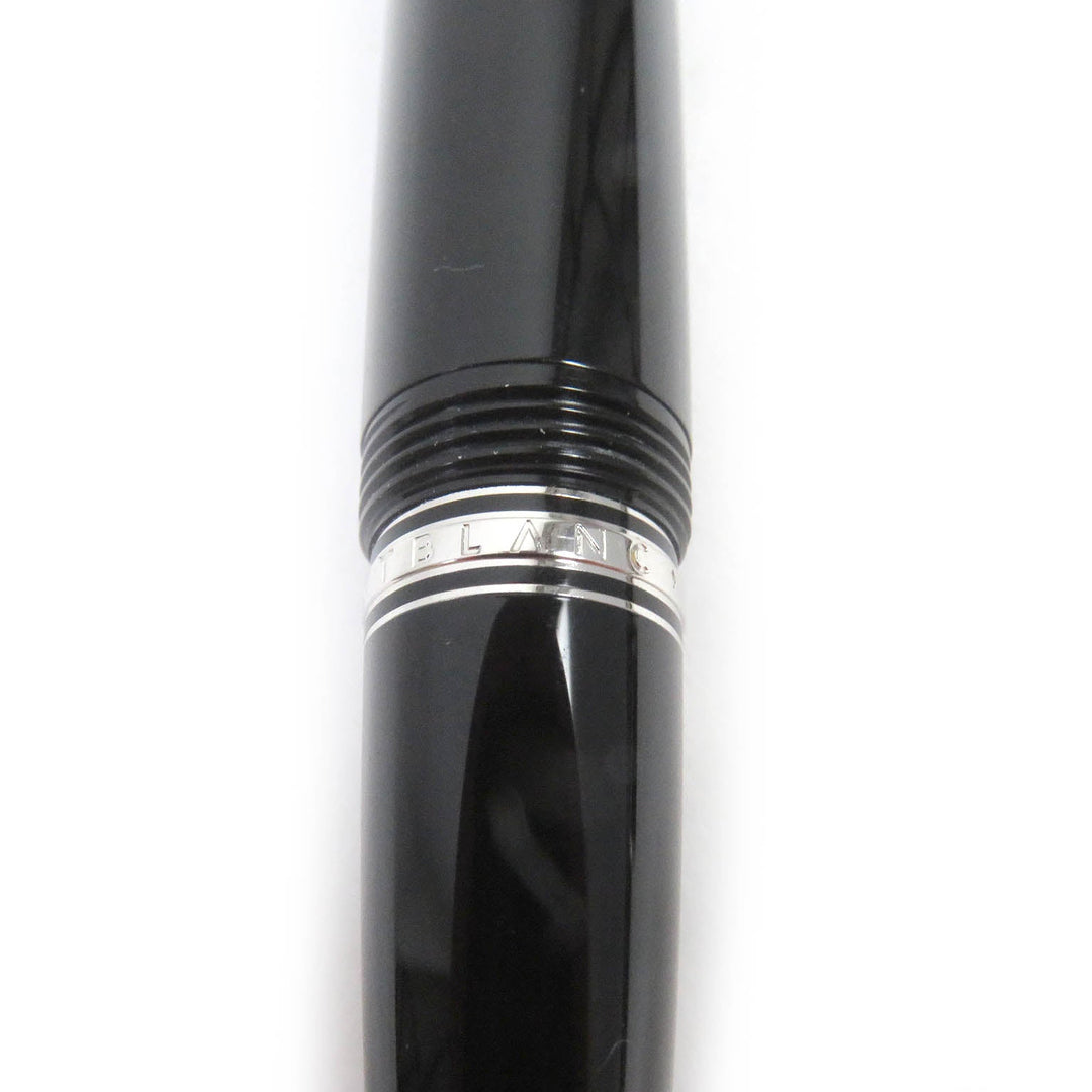 MONTBLANC Ballpoint pen Resin, Black Stone Black x silver Boheme mens Used Authentic