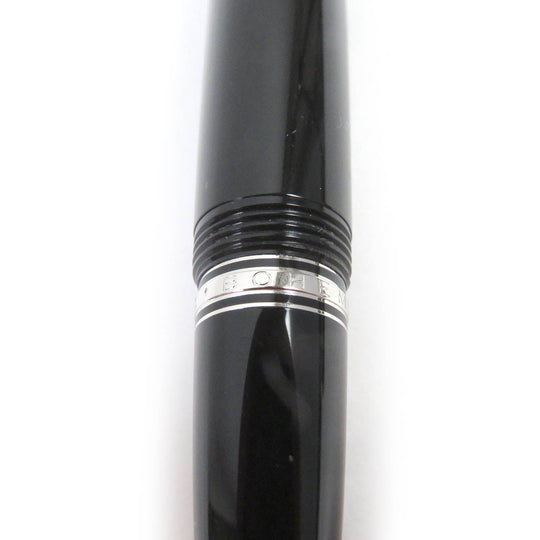 MONTBLANC Ballpoint pen Resin, Black Stone Black x silver Boheme mens Used Authentic