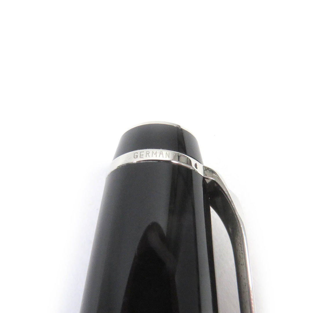 MONTBLANC Ballpoint pen Resin, Black Stone Black x silver Boheme mens Used Authentic